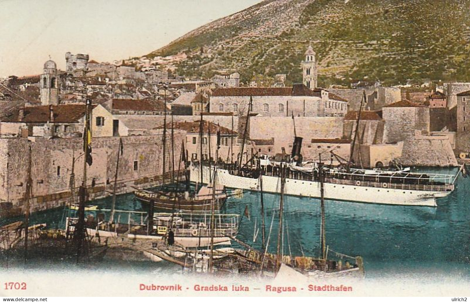 AK Dubrovnik - Ragusa - Stadthafen - Gradska Luka - Ca. 1910 (69472) - Croatie