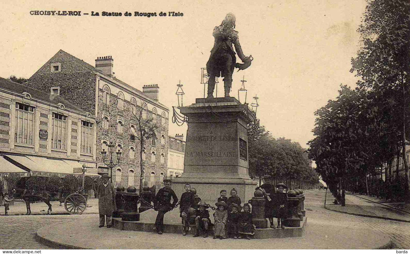 Choisy Le Roi - La Statue Rouget De L'Isle - Choisy Le Roi
