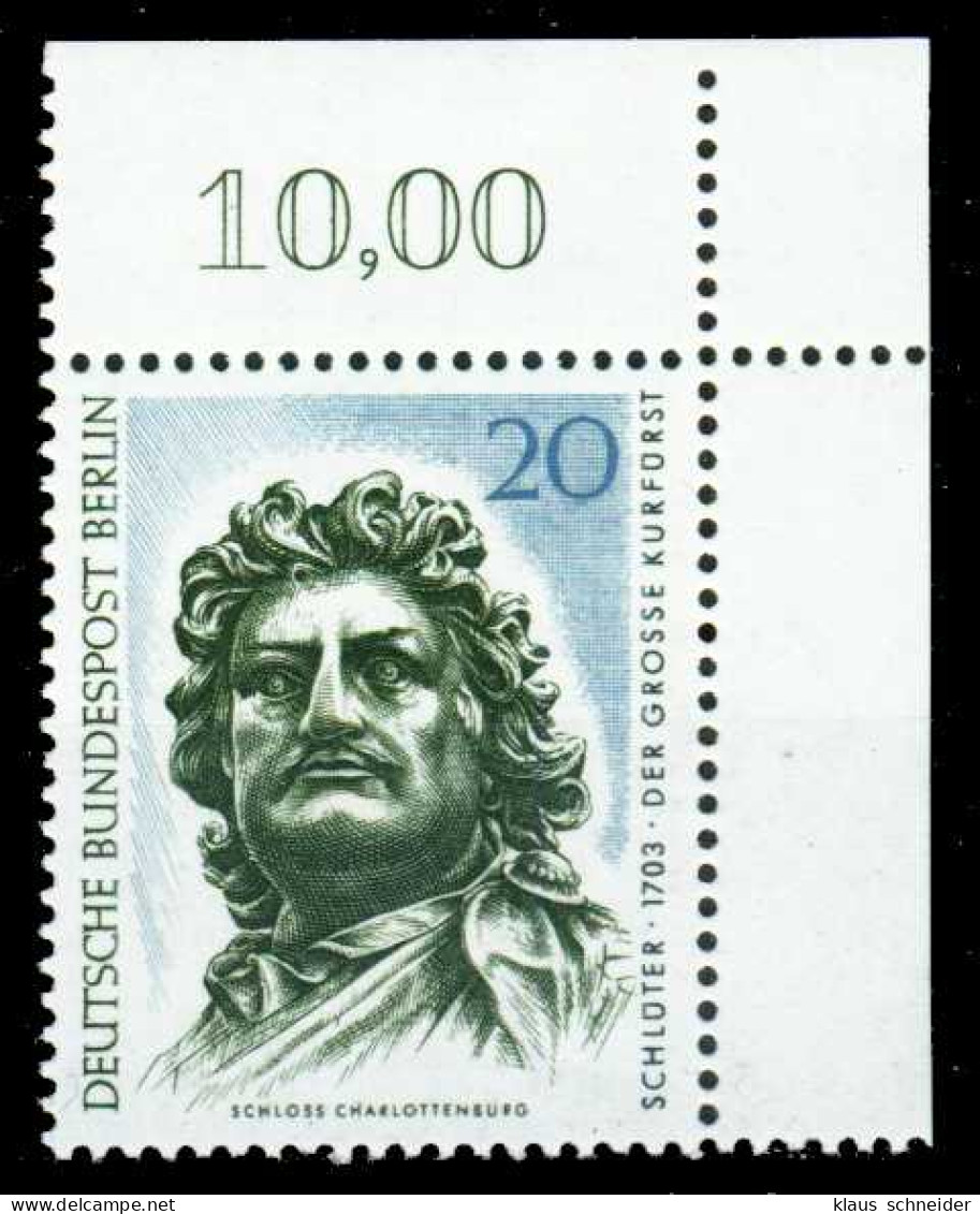 BERLIN 1967 Nr 304 Postfrisch ECKE-ORE X2BC99A - Unused Stamps