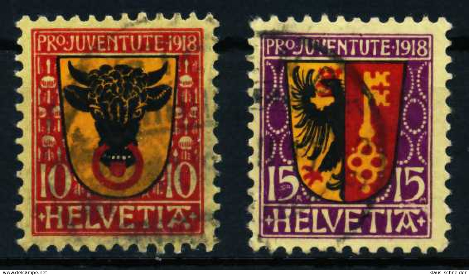 SCHWEIZ PRO JUVENTUTE Nr 143-144 Gestempelt X4C6456 - Used Stamps