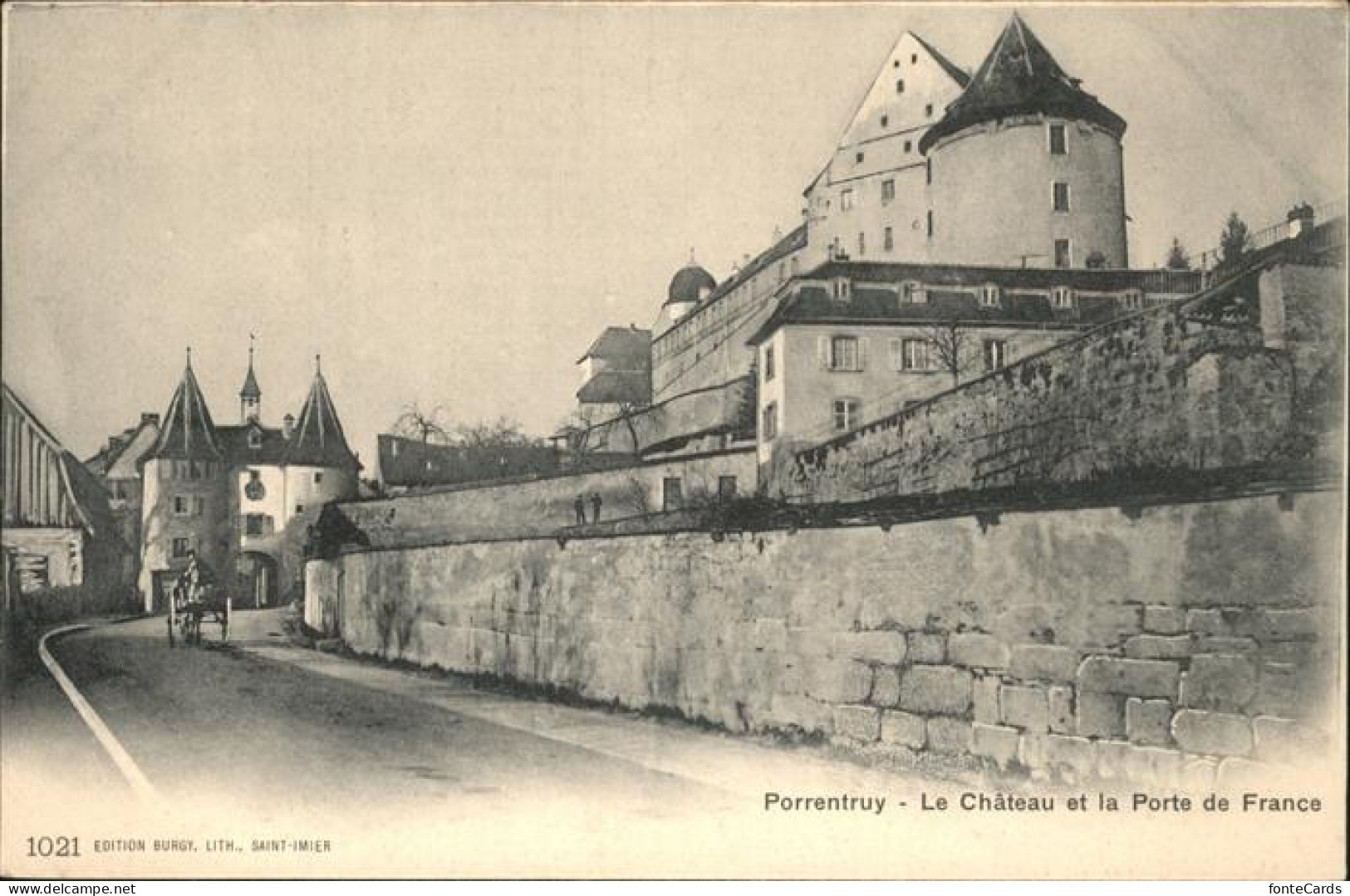 11114534 Porrentruy Chateau Porte Franc - Sonstige & Ohne Zuordnung