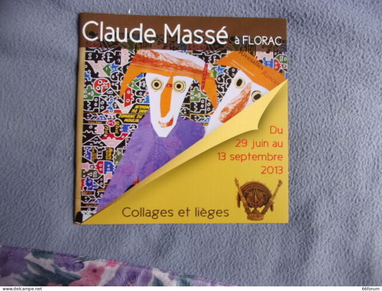 Claude Massé à Florac- Collages Et Lièges - Art