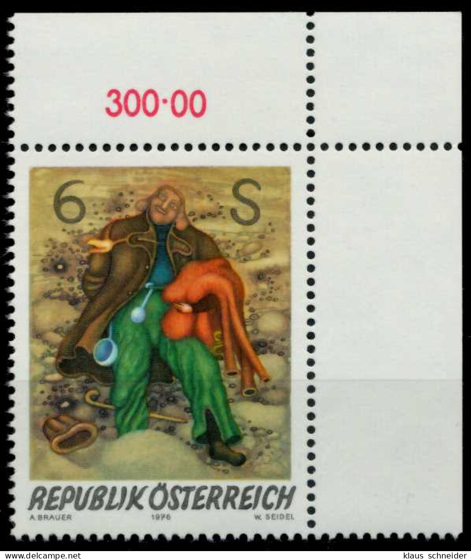 ÖSTERREICH 1976 Nr 1537 Postfrisch ECKE-ORE X80960A - Nuevos