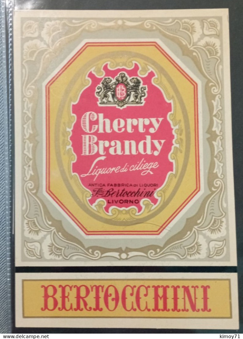 Etichetta Cherry Brandy - Alcohols & Spirits