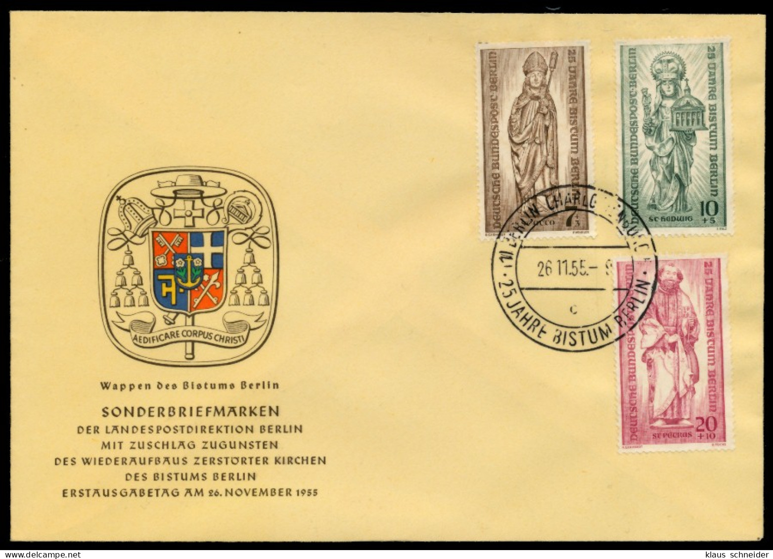 BERLIN 1955 Nr 132-134 BRIEF FDC X6E2D56 - Covers & Documents