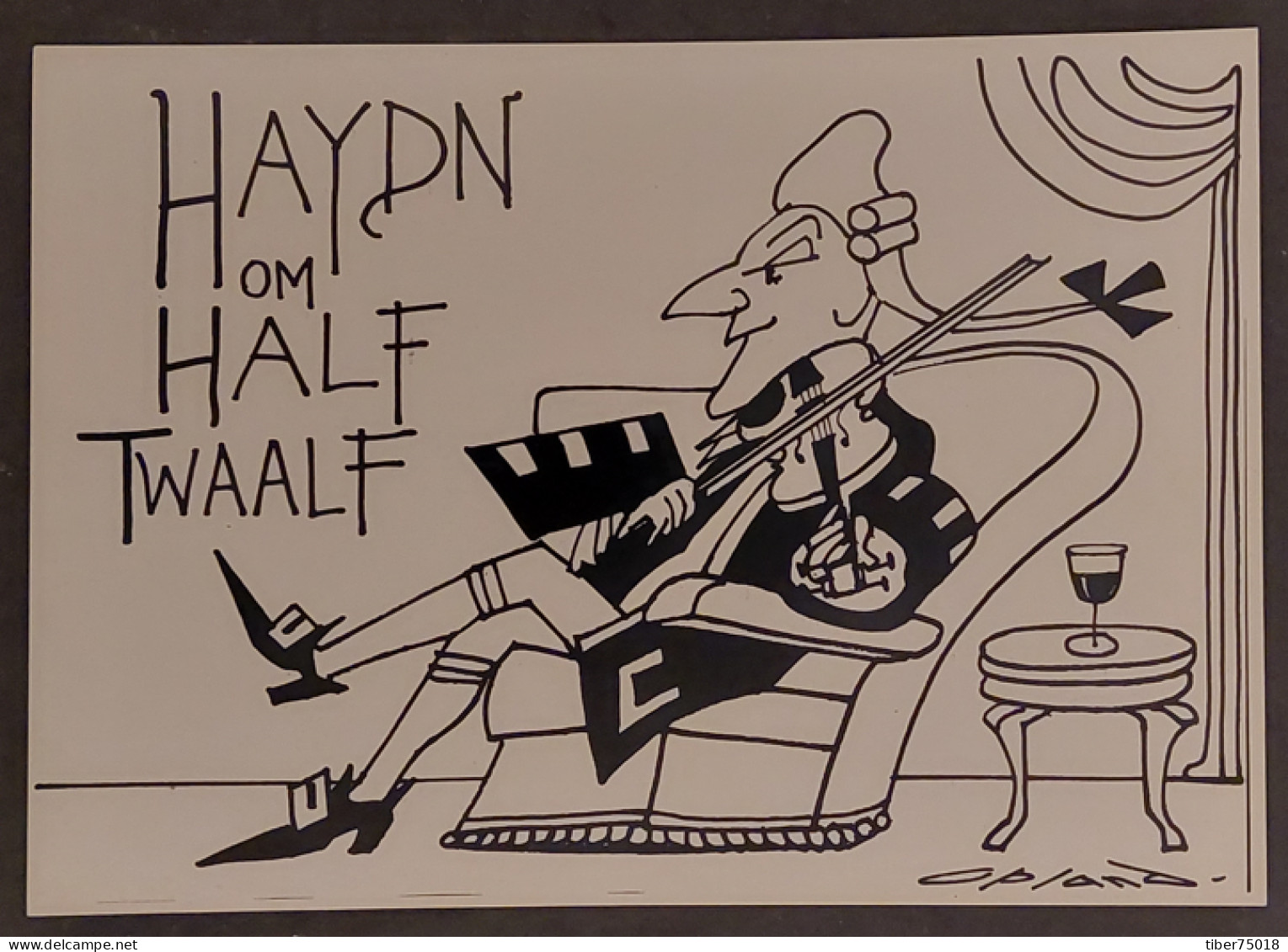 Carte Postale - Haydn Om Half Twaalf (Haydn à Onze Heures Et Demie) Illustration : Opland - Publicité