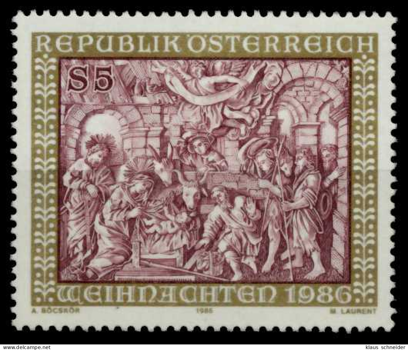 ÖSTERREICH 1986 Nr 1870 Postfrisch S7436E2 - Unused Stamps