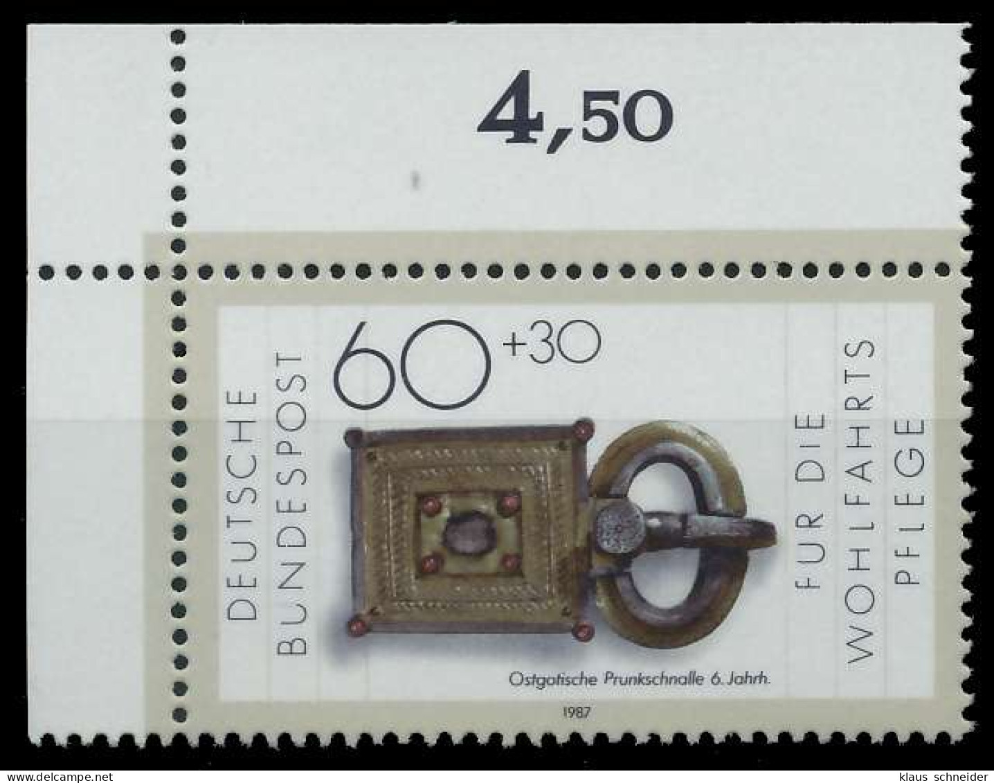 BRD 1987 Nr 1334 Postfrisch ECKE-OLI X85925E - Ungebraucht