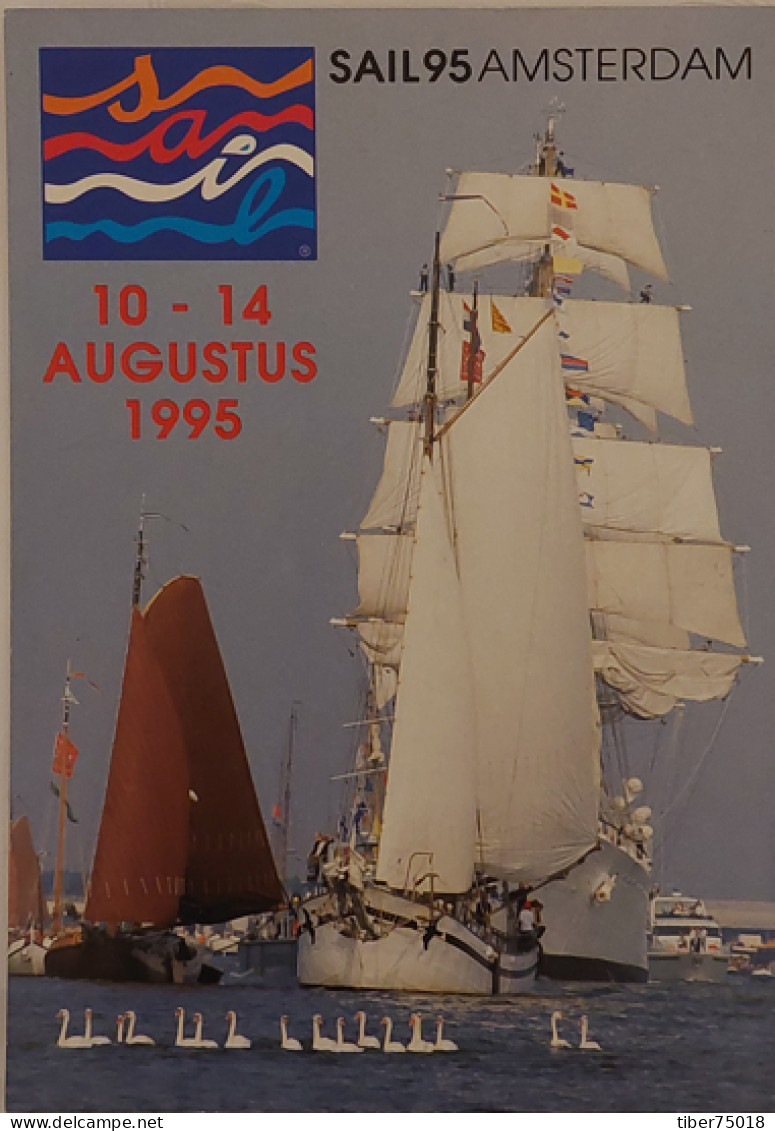 Carte Postale - SAIL 95 Amsterdam (voiliers) - Publicité