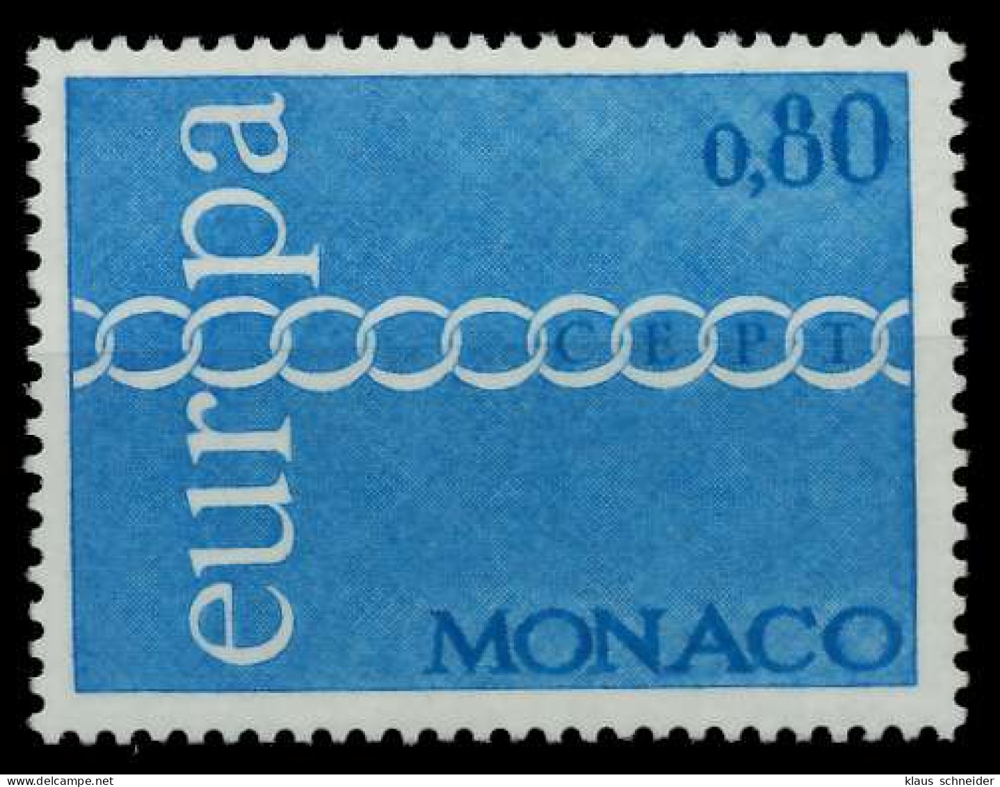 MONACO 1971 Nr 1015 Postfrisch SAAA90E - Unused Stamps