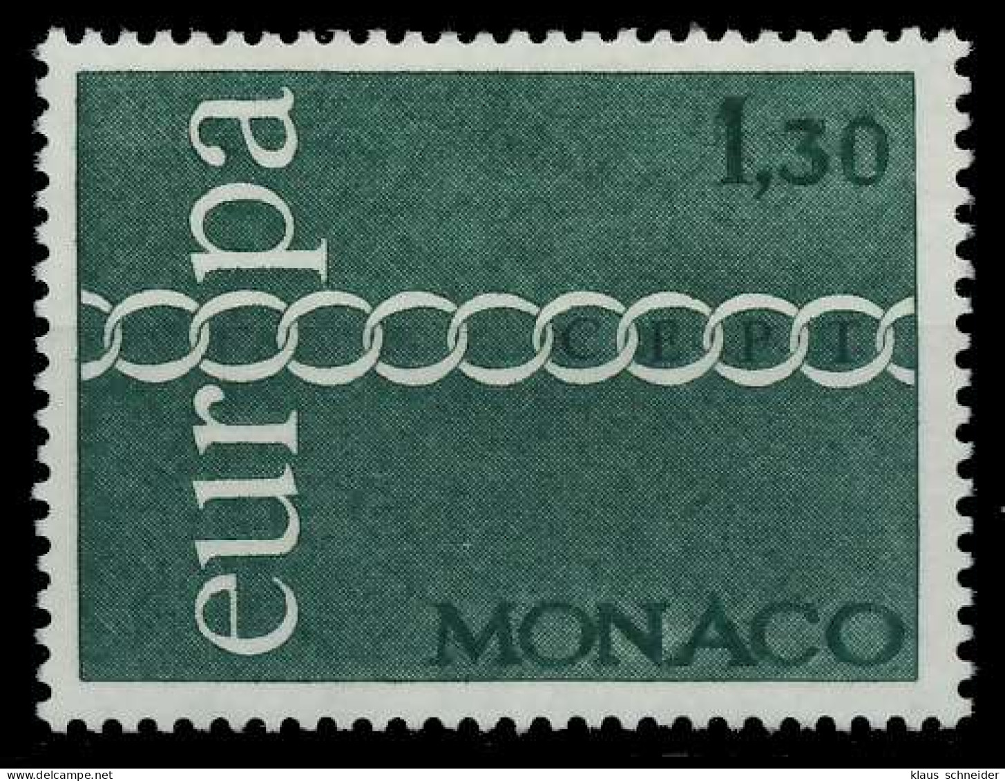 MONACO 1971 Nr 1016 Postfrisch SAAA91E - Unused Stamps
