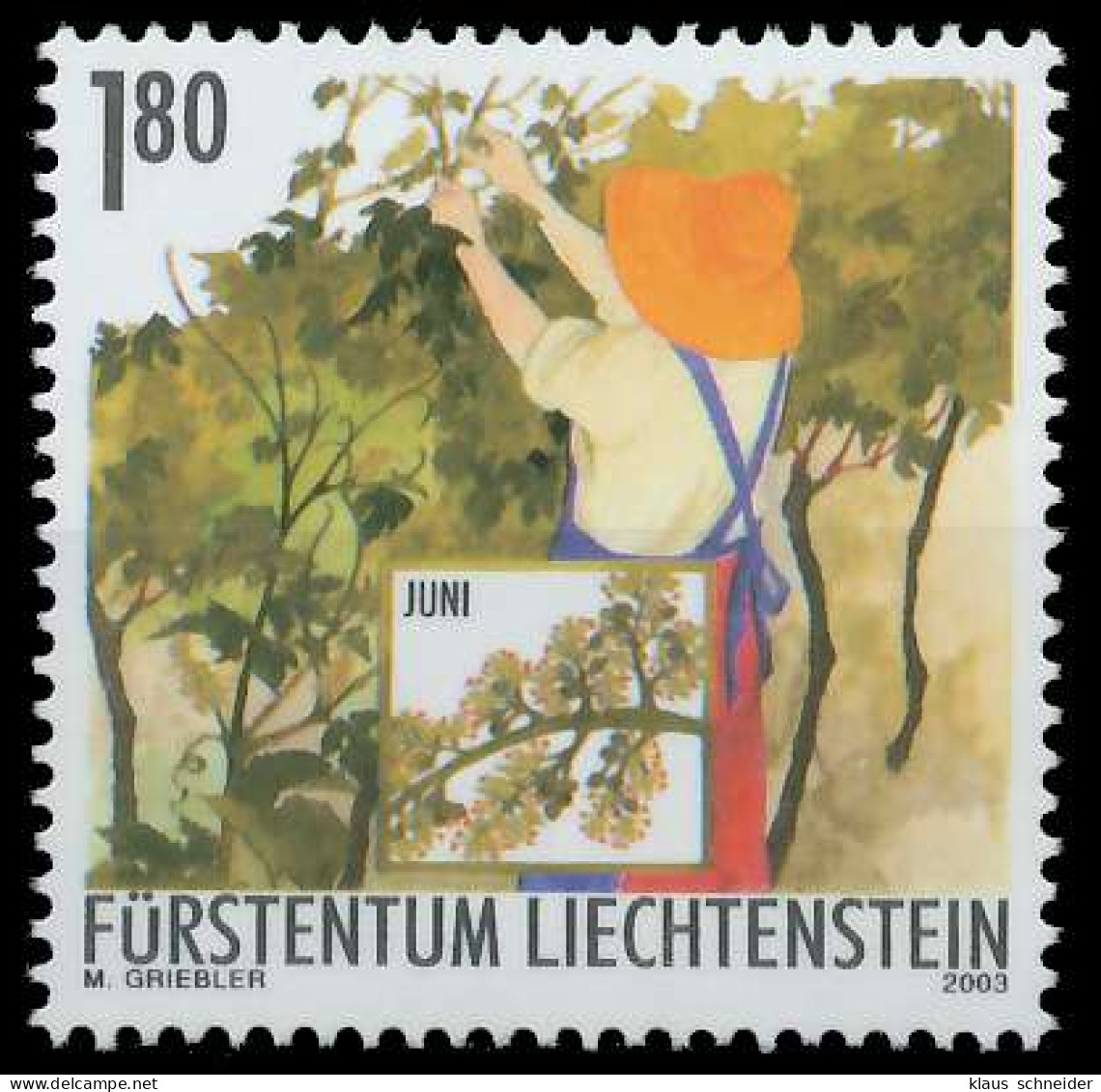 LIECHTENSTEIN 2003 Nr 1317 Postfrisch X28E55E - Ongebruikt