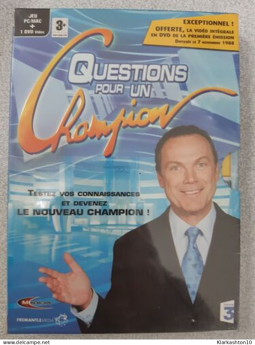 Jeu PC MAC - Questions Pour Un Champion - Autres & Non Classés