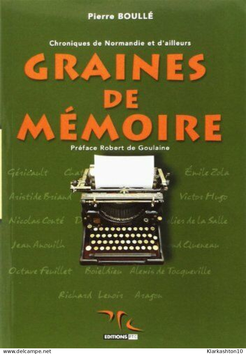 GRAINES DE MEMOIRE - Other & Unclassified