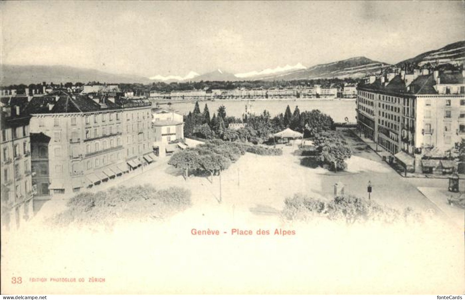 11113997 Geneve_GE Place Des Alpes - Autres & Non Classés