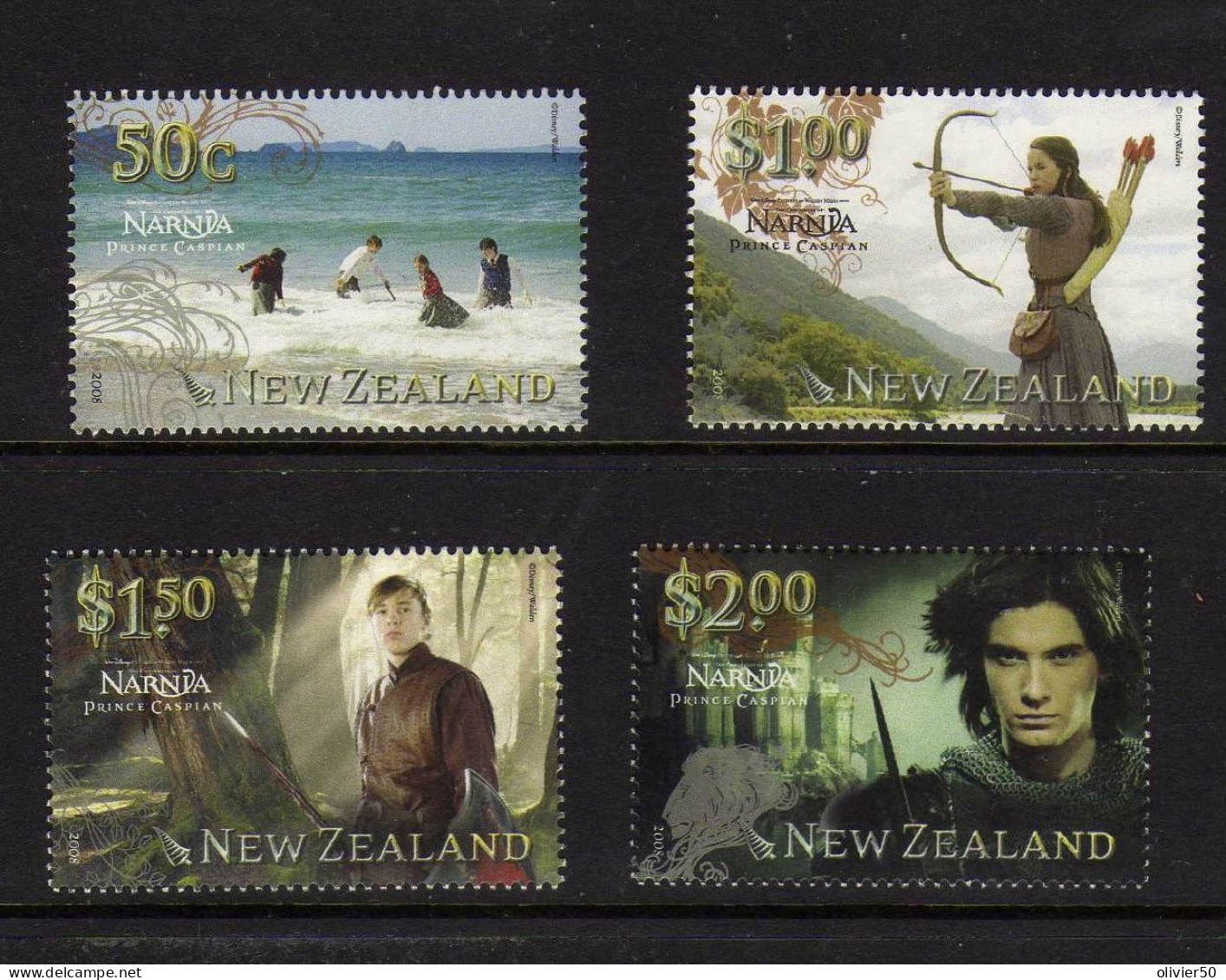 Nouvelle-Zelande - 2008   - Narnia - Film - Cinema - Neuf** - MNH - Neufs