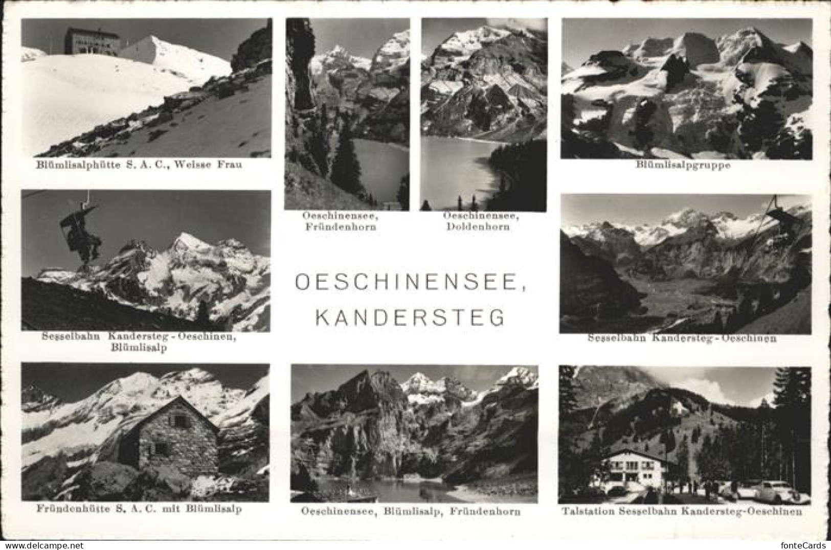 11113953 Oeschinensee Kandersteg Sesselbahn Bluemlisalphuette  - Other & Unclassified