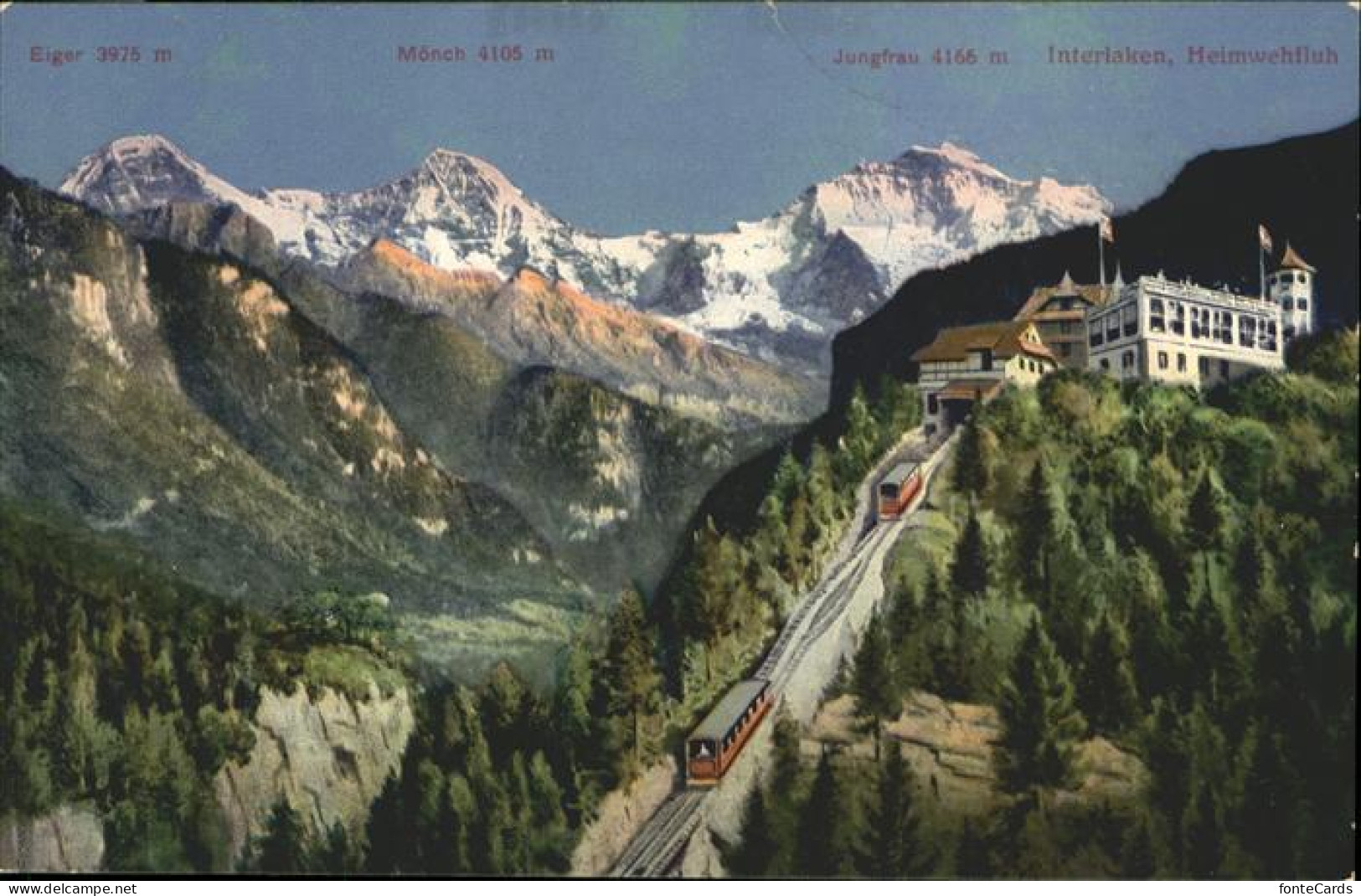 11113906 Interlaken_BE Eiger Moench Jungfrau Heimwehfluh - Other & Unclassified