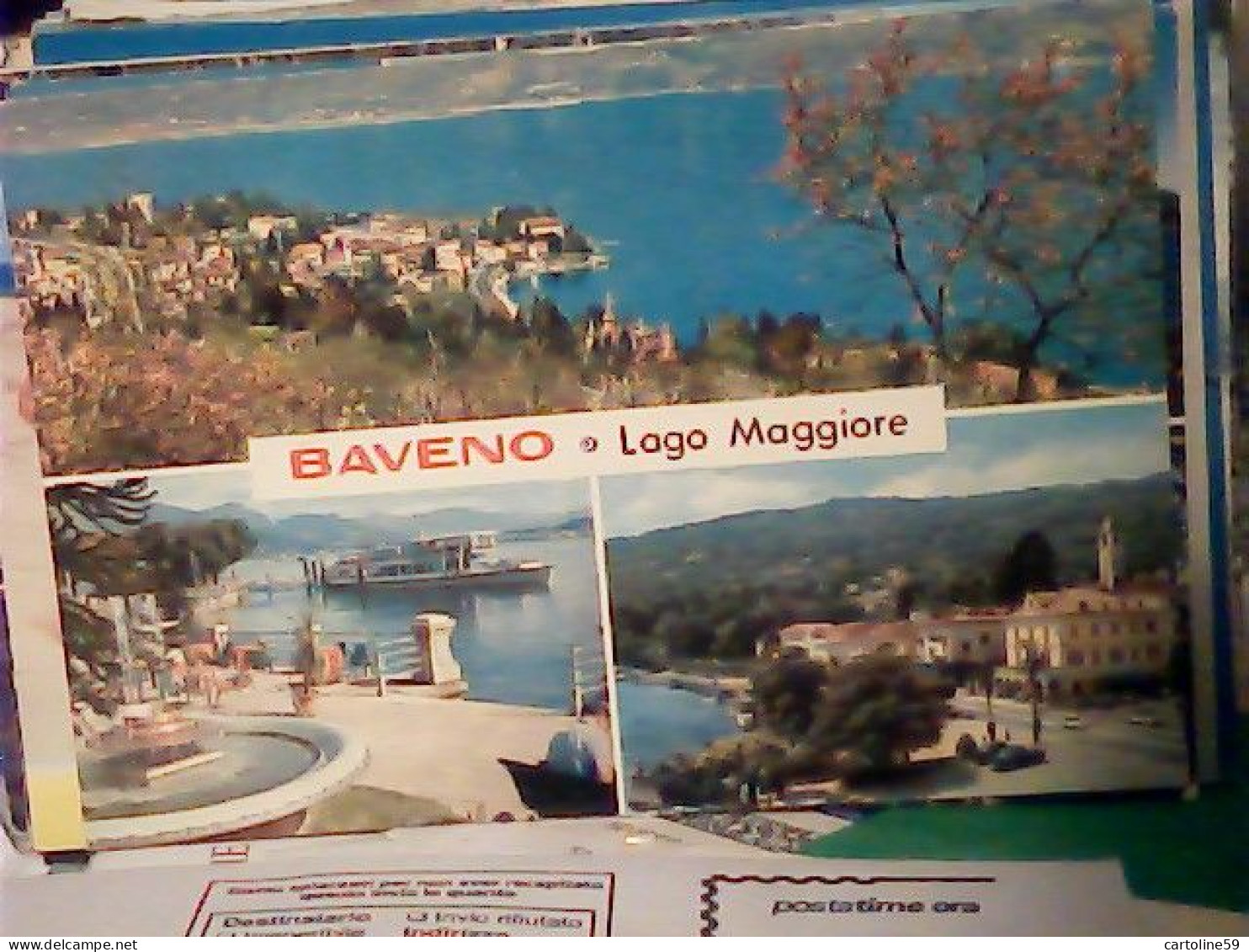 2 CARD BAVENO  VB1956/77 JV6546 - Novara