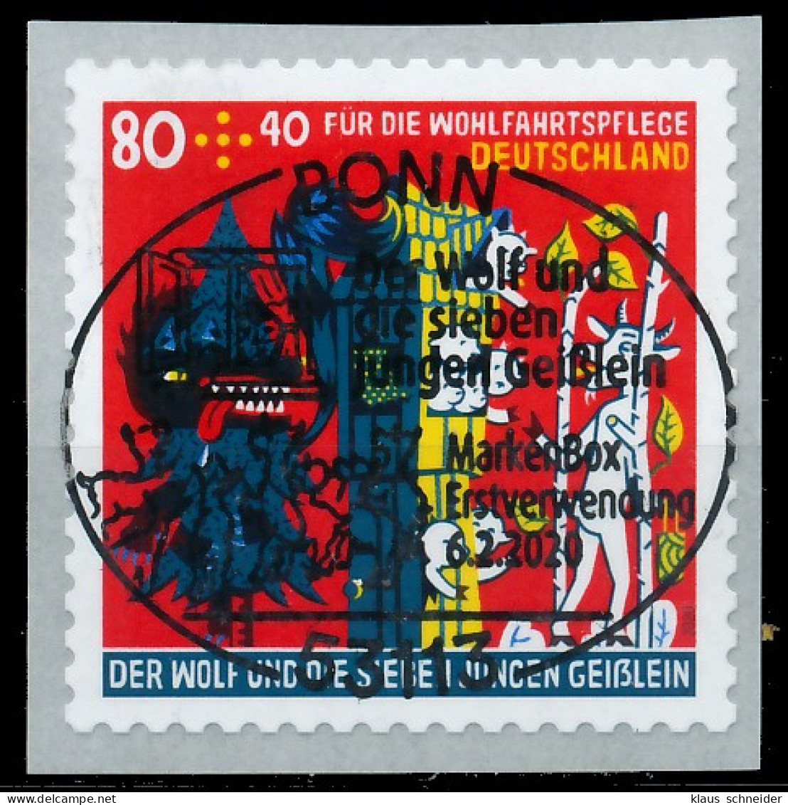 BRD BUND 2020 Nr 3526FS ESST Zentrisch Gestempelt X381172 - Used Stamps