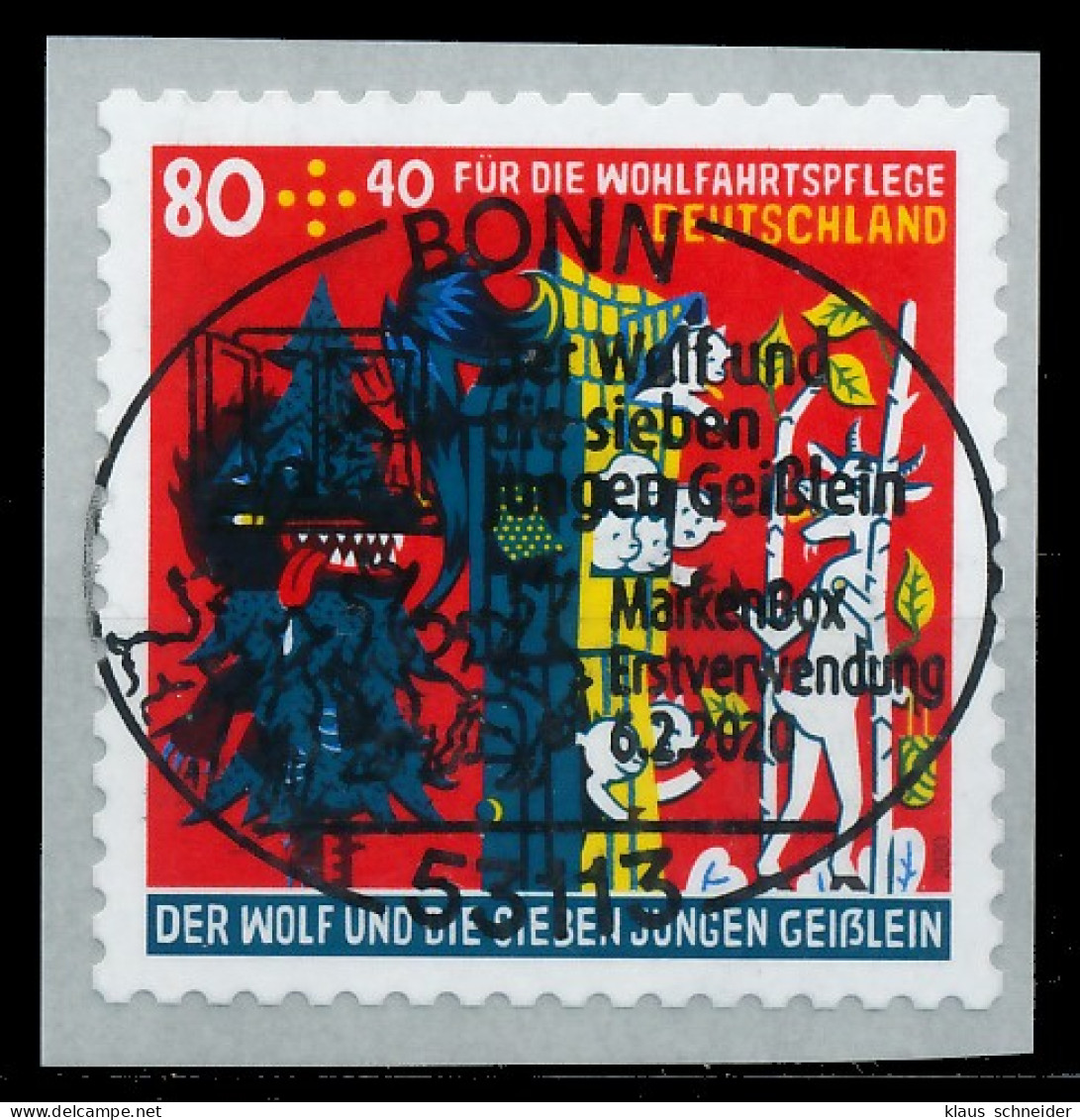 BRD BUND 2020 Nr 3526R ESST Zentrisch Gestempelt X38117E - Used Stamps