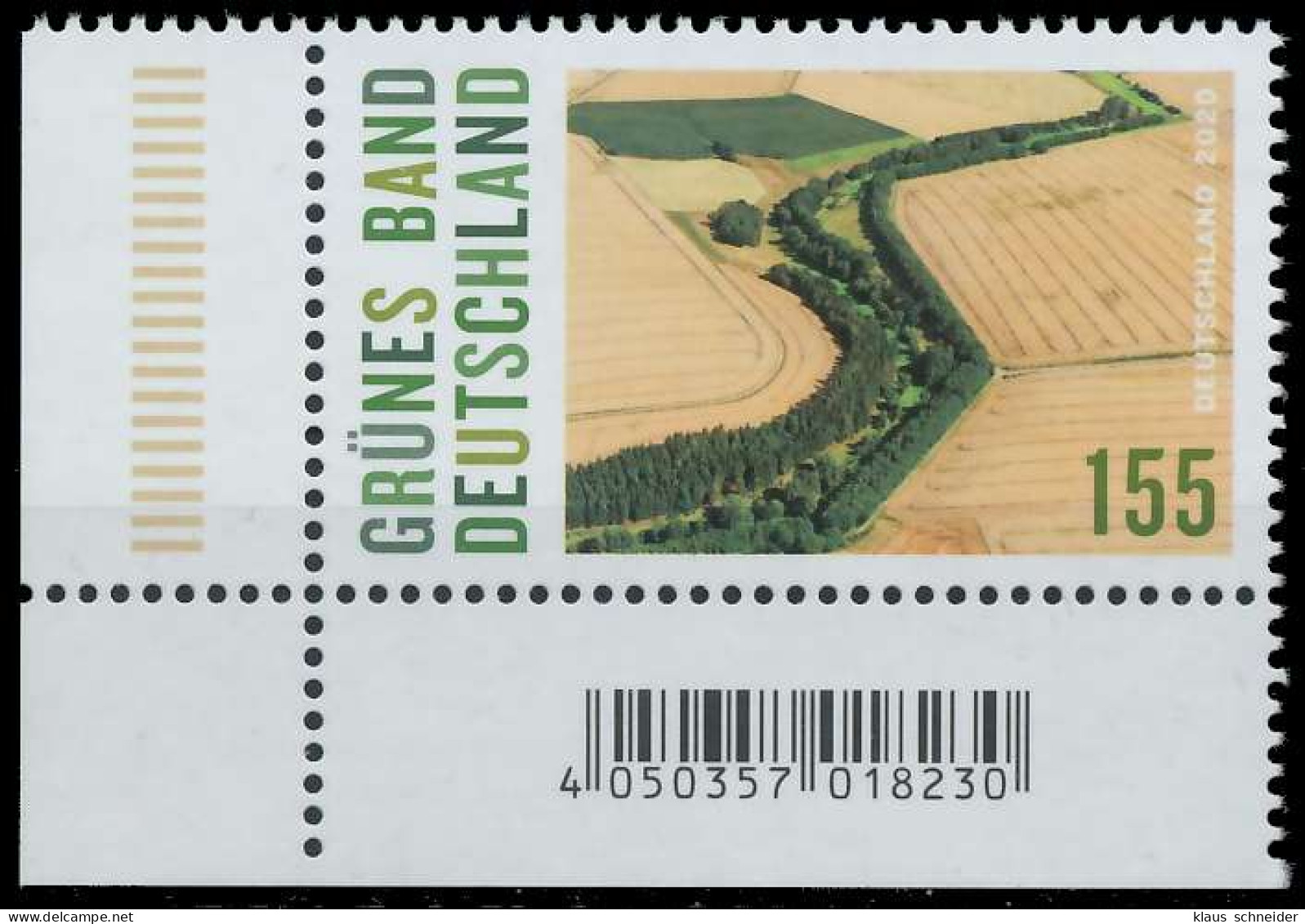 BRD BUND 2020 Nr 3529 Postfrisch ECKE-ULI SED300E - Unused Stamps