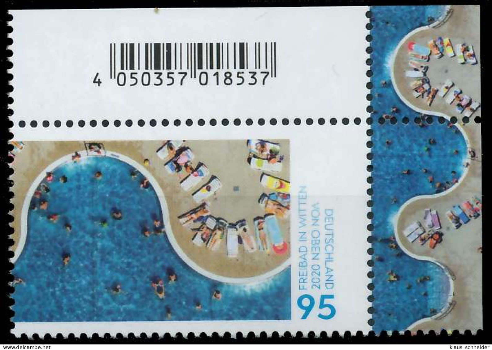 BRD BUND 2020 Nr 3551 Postfrisch ECKE-ORE SED35B6 - Unused Stamps