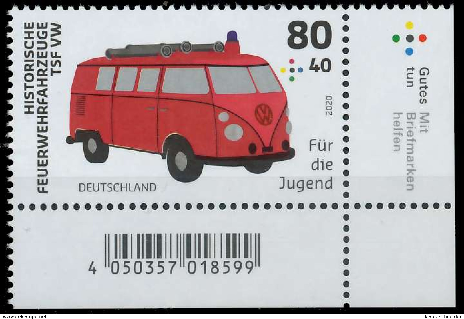BRD BUND 2020 Nr 3557 Postfrisch ECKE-URE SED3672 - Unused Stamps