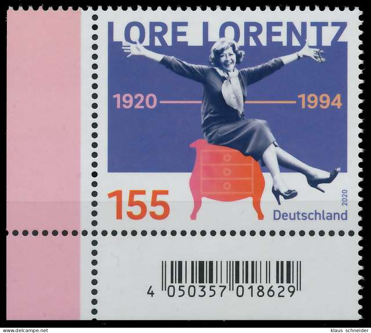 BRD BUND 2020 Nr 3565 Postfrisch ECKE-ULI SEE159E - Unused Stamps