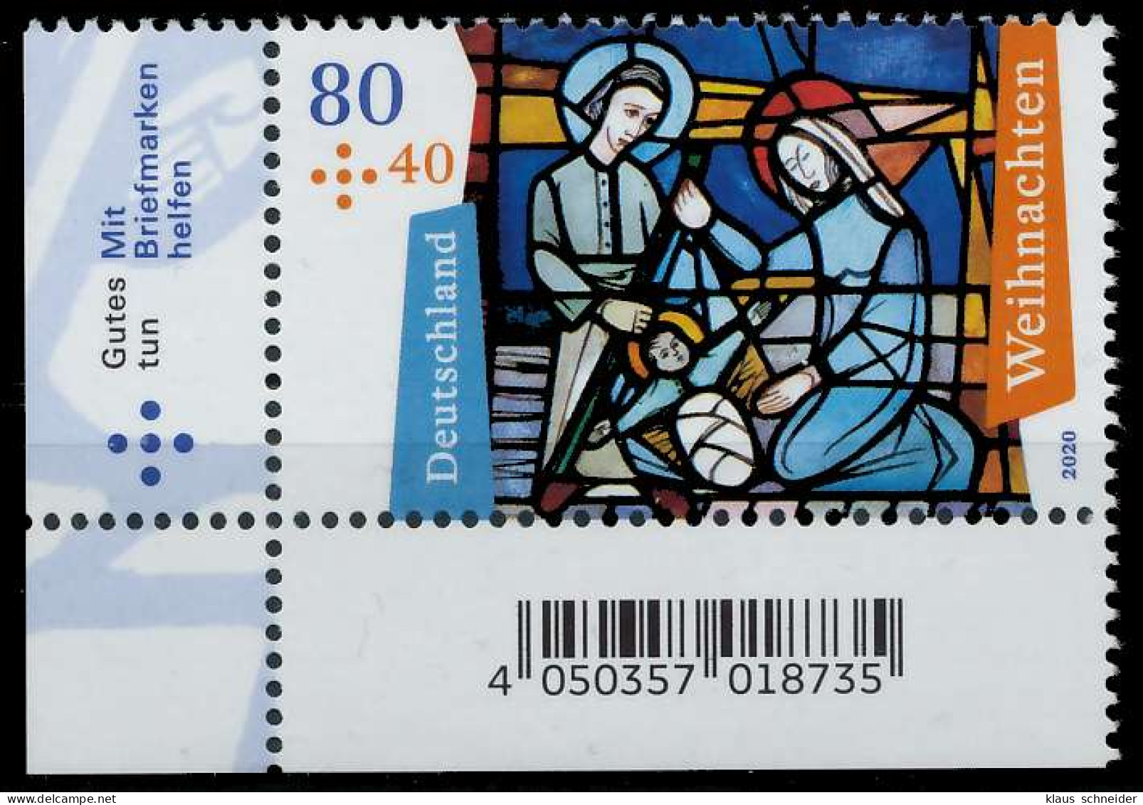 BRD BUND 2020 Nr 3571 Postfrisch ECKE-ULI SEE165A - Unused Stamps