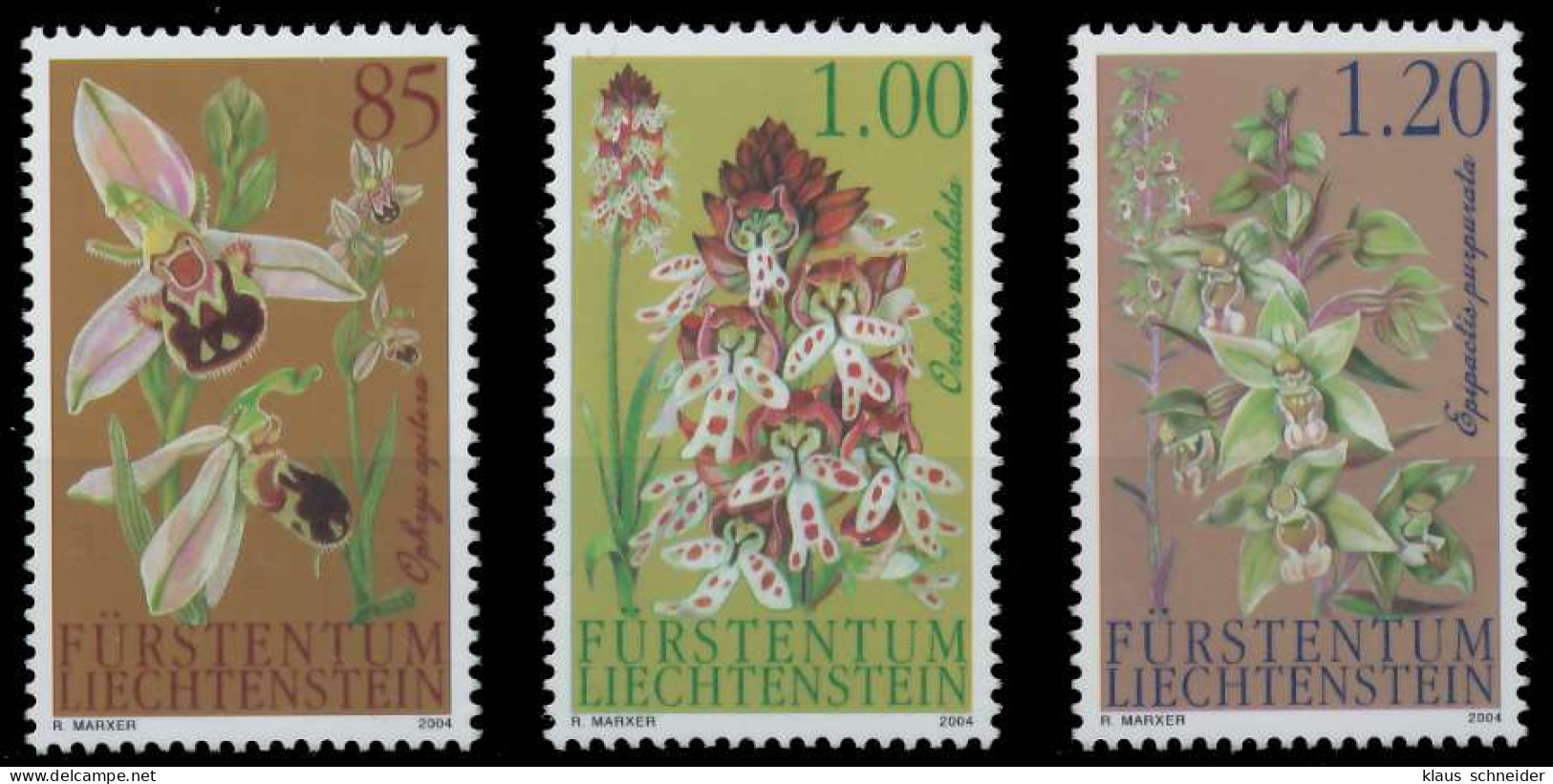 LIECHTENSTEIN 2004 Nr 1352-1354 Postfrisch SEE18D2 - Unused Stamps