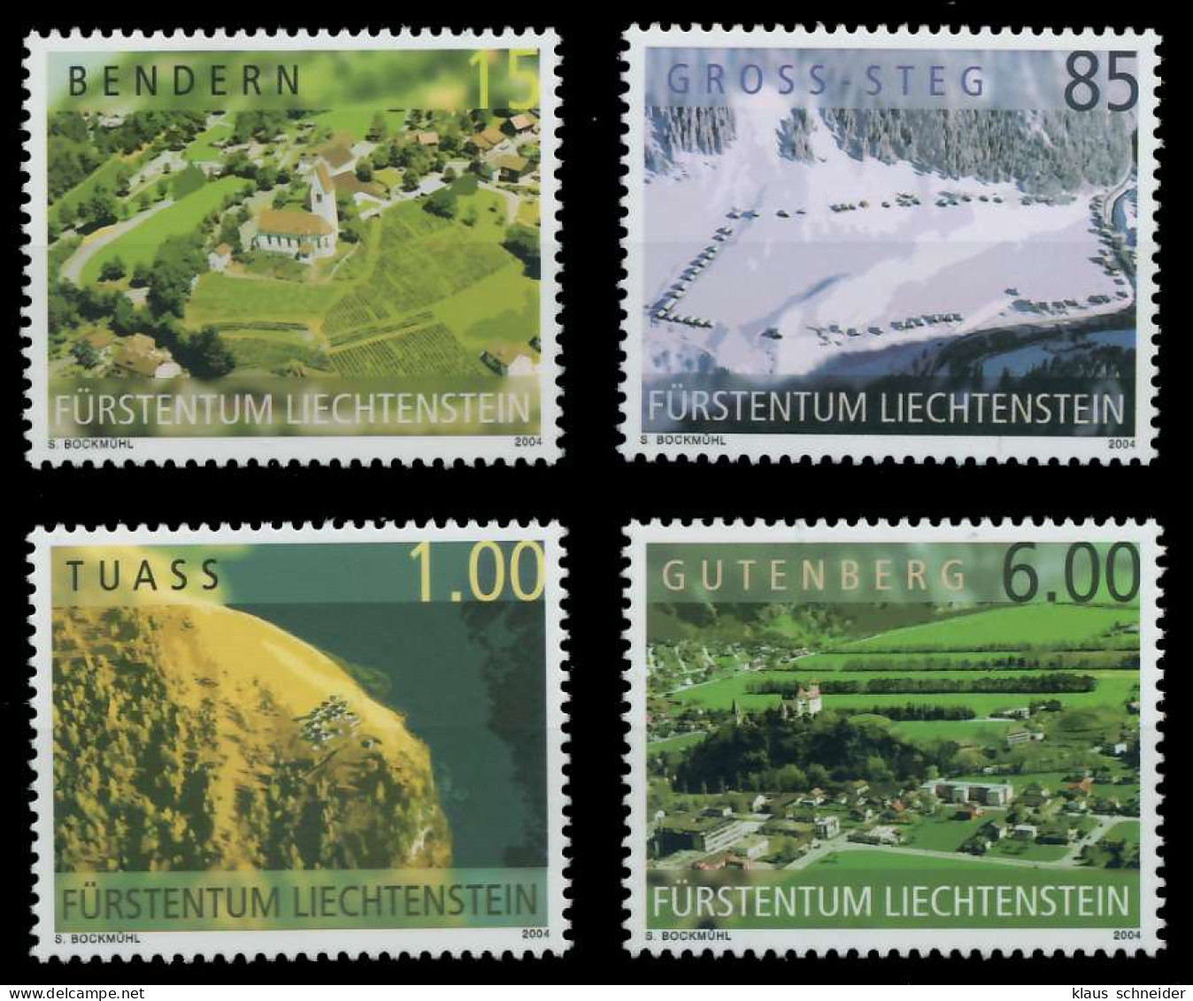 LIECHTENSTEIN 2004 Nr 1348-1351 Postfrisch SEE18D6 - Unused Stamps