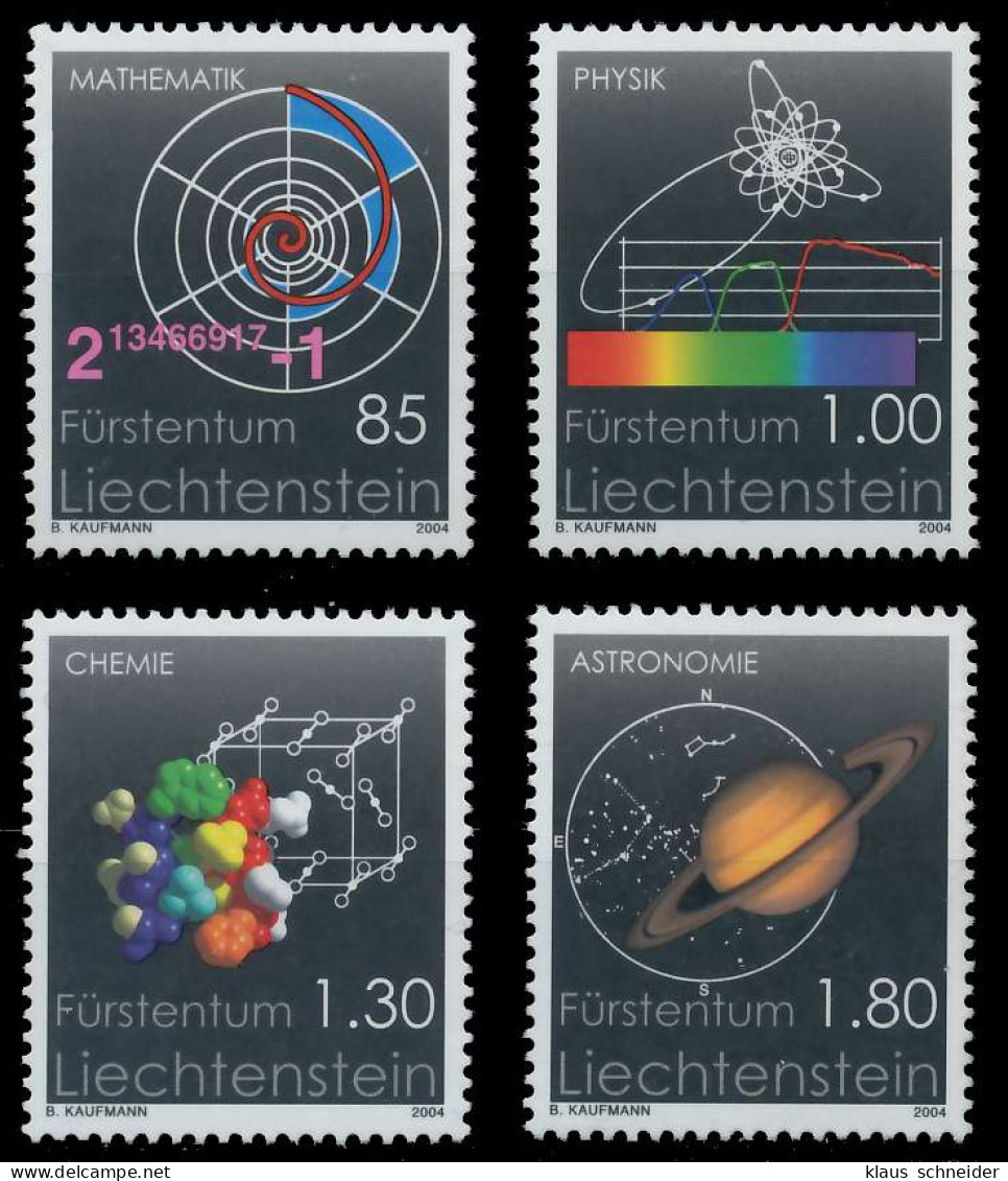 LIECHTENSTEIN 2004 Nr 1357-1360 Postfrisch SEE18CE - Unused Stamps