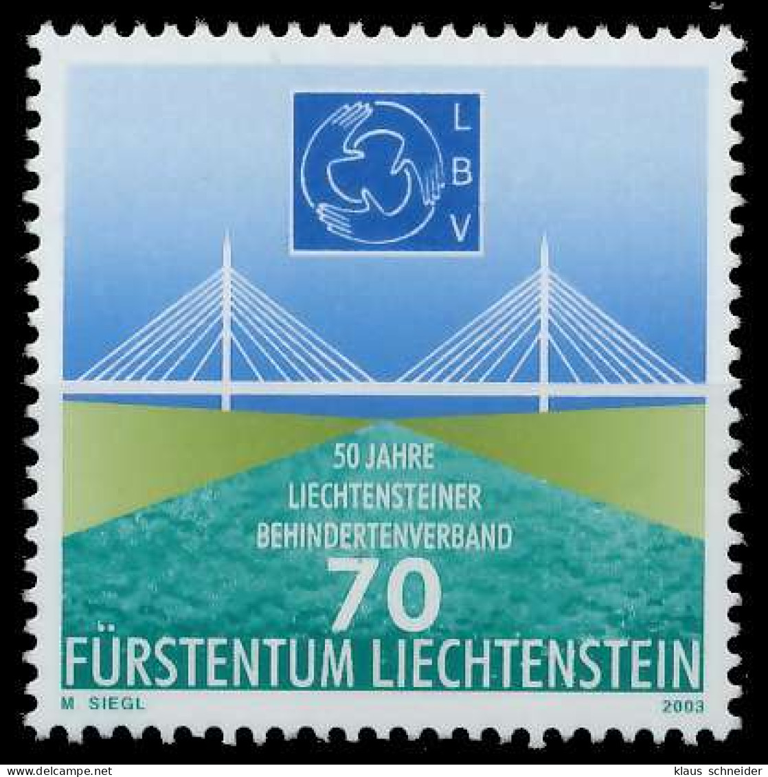 LIECHTENSTEIN 2003 Nr 1321 Postfrisch SEE1902 - Unused Stamps