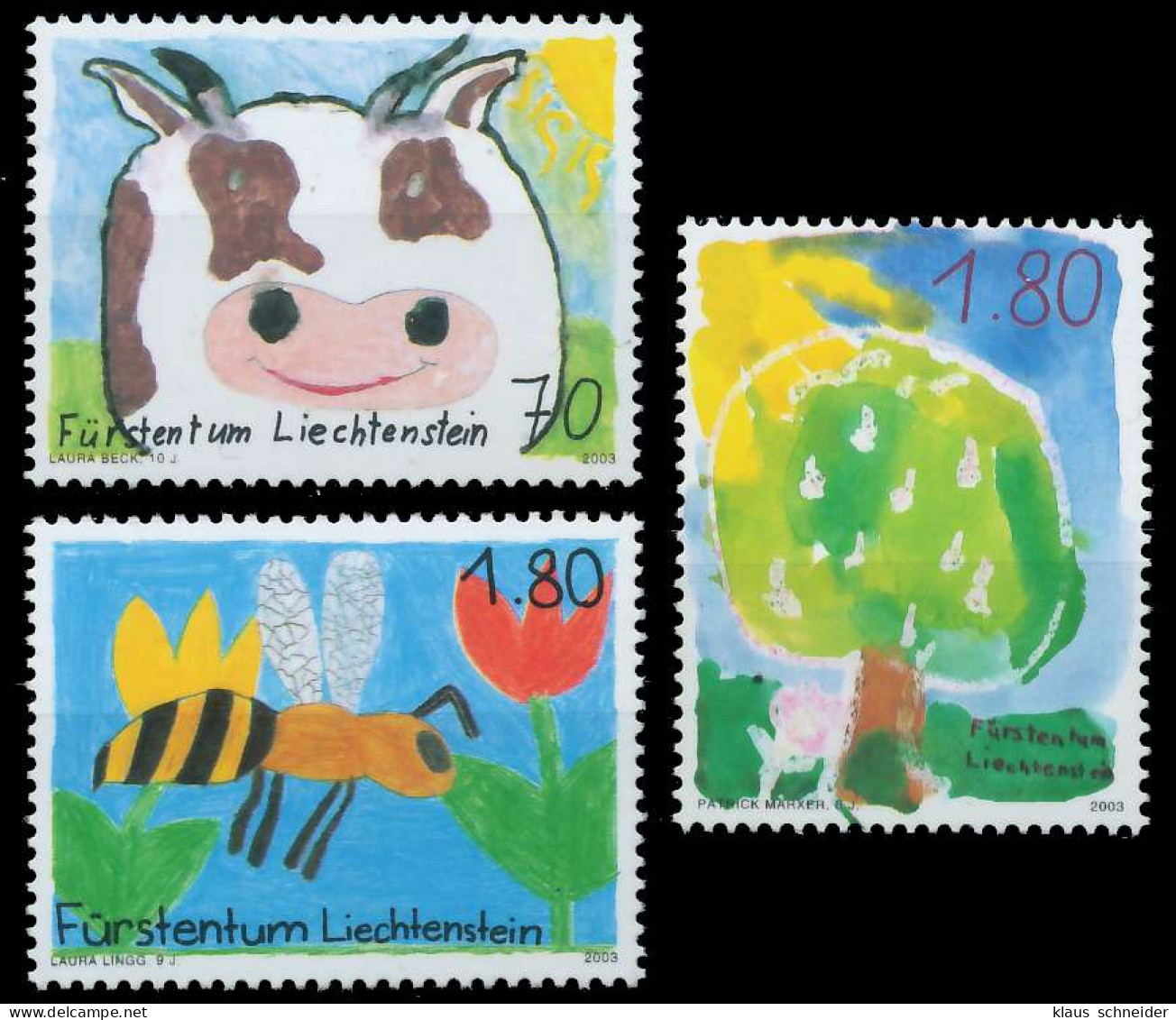 LIECHTENSTEIN 2003 Nr 1336-1338 Postfrisch SEE1916 - Unused Stamps