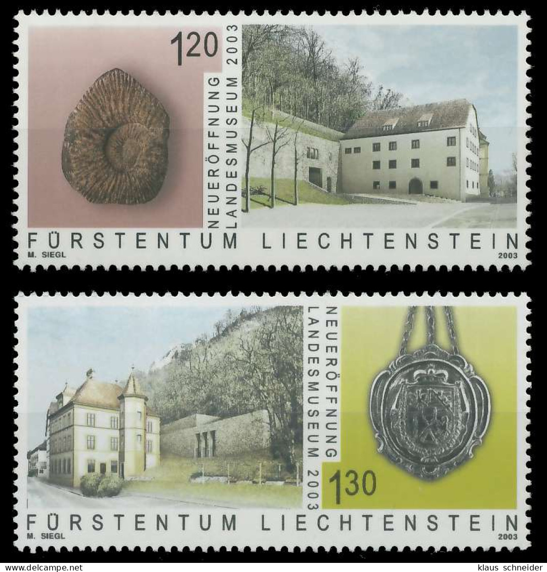 LIECHTENSTEIN 2003 Nr 1319-1320 Postfrisch SEE192A - Ungebraucht