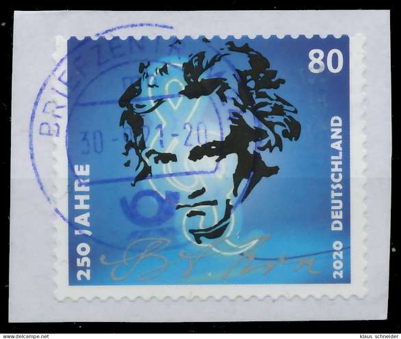 BRD BUND 2020 Nr 3520 Gestempelt Briefstück X393A96 - Used Stamps