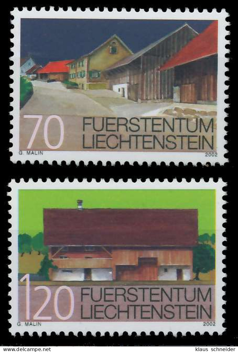 LIECHTENSTEIN 2002 Nr 1294-1295 Postfrisch SEE195A - Unused Stamps