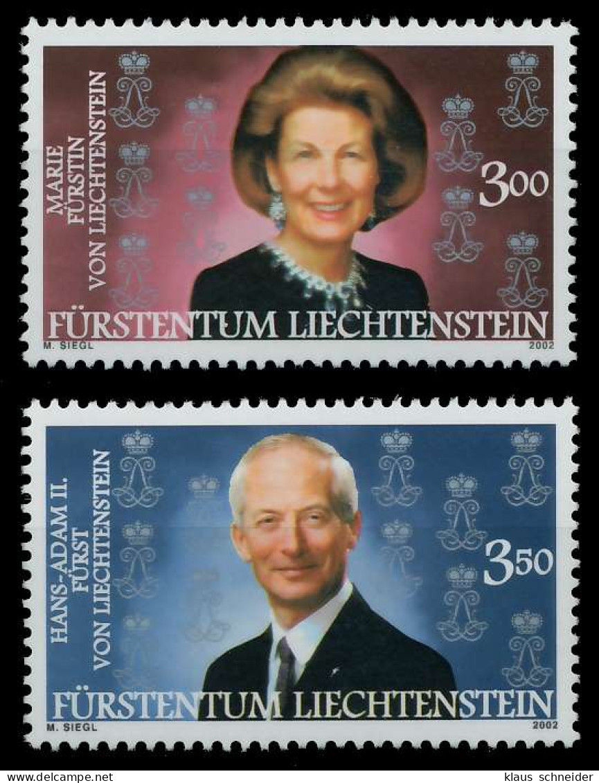LIECHTENSTEIN 2002 Nr 1292-1293 Postfrisch SEE195E - Unused Stamps