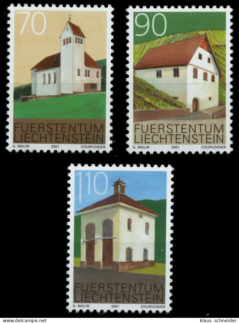 LIECHTENSTEIN 2001 Nr 1268-1270 Postfrisch SEE1986 - Unused Stamps