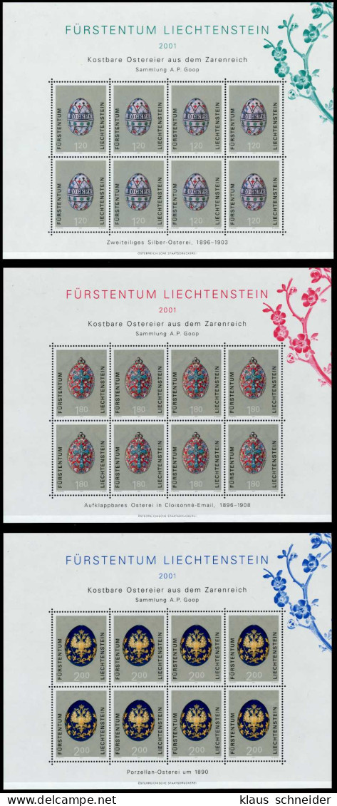 LIECHTENSTEIN 2001 Nr 1259KB-1261KB Postfrisch SEE19A6 - Ongebruikt