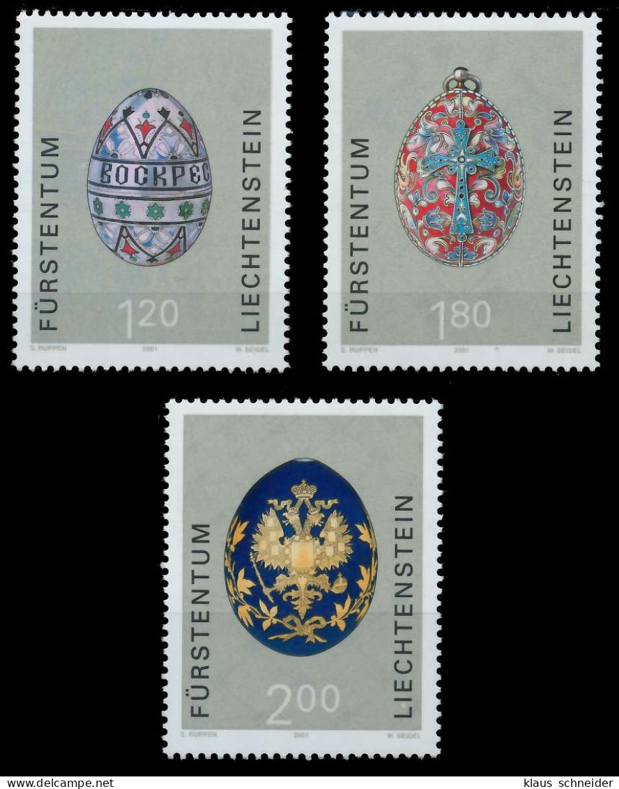 LIECHTENSTEIN 2001 Nr 1259-1261 Postfrisch SEE199A - Unused Stamps