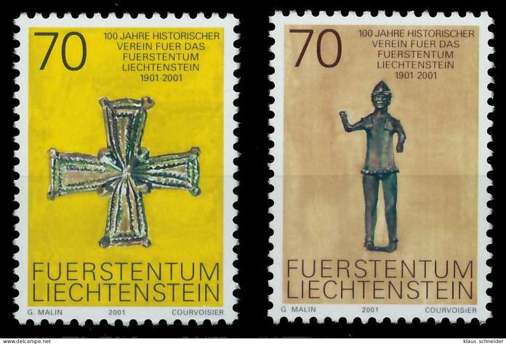 LIECHTENSTEIN 2001 Nr 1266-1267 Postfrisch SEE1992 - Unused Stamps