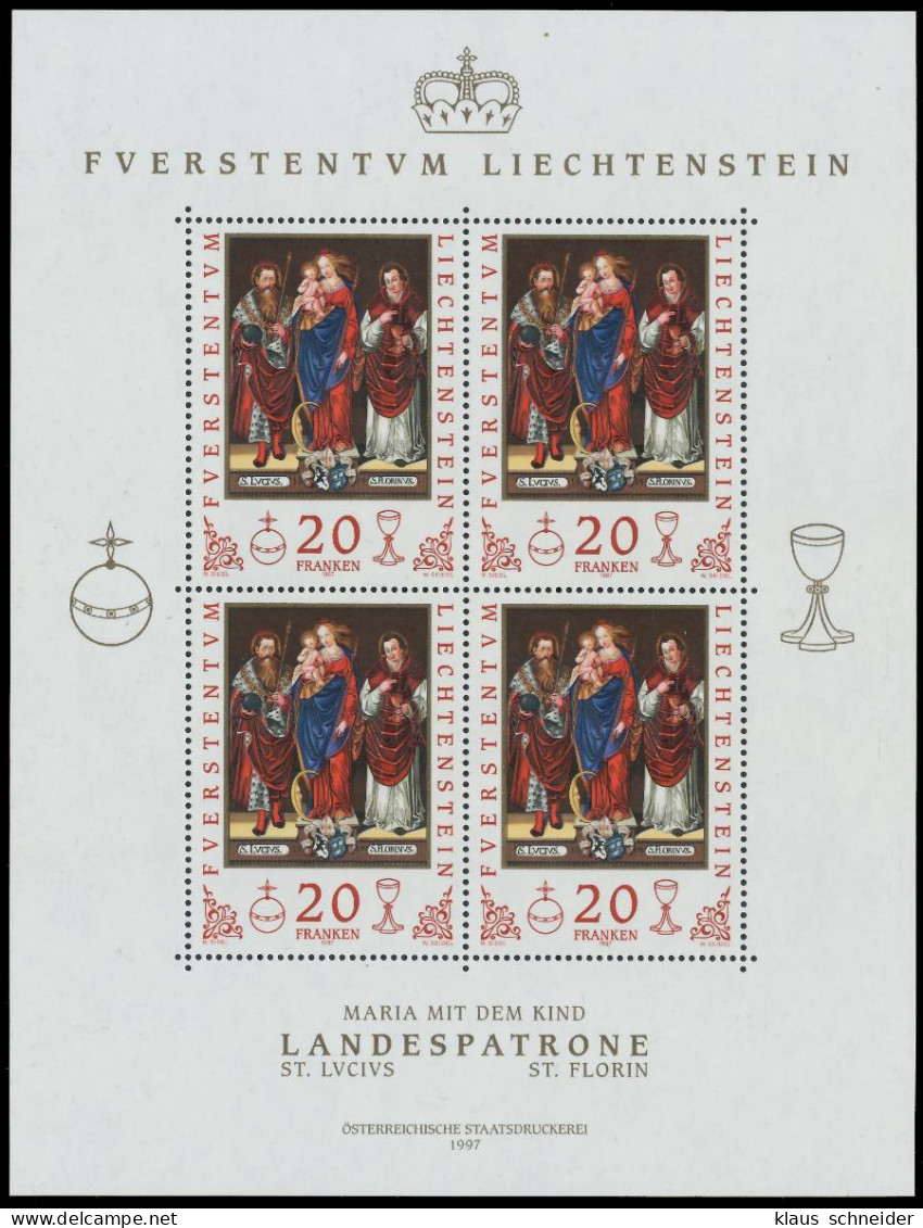 LIECHTENSTEIN 1997 Nr 1151 Postfrisch KLEINBG X393BA2 - Ungebraucht