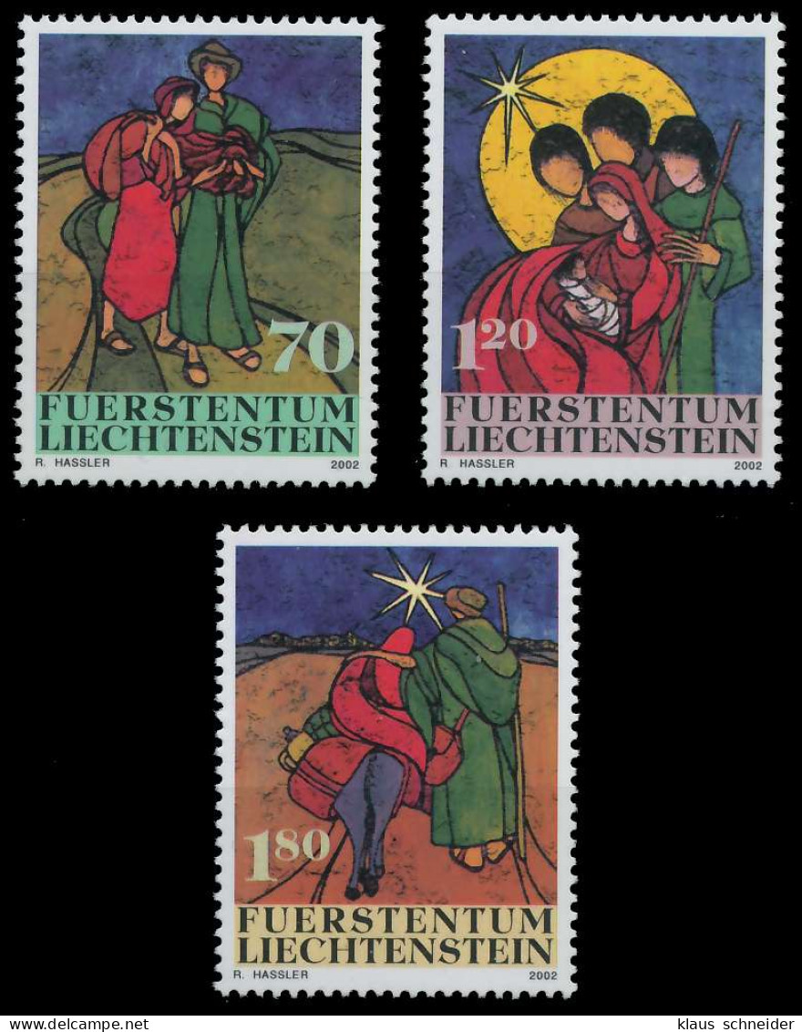 LIECHTENSTEIN 2002 Nr 1304-1306 Postfrisch SEE1A56 - Unused Stamps