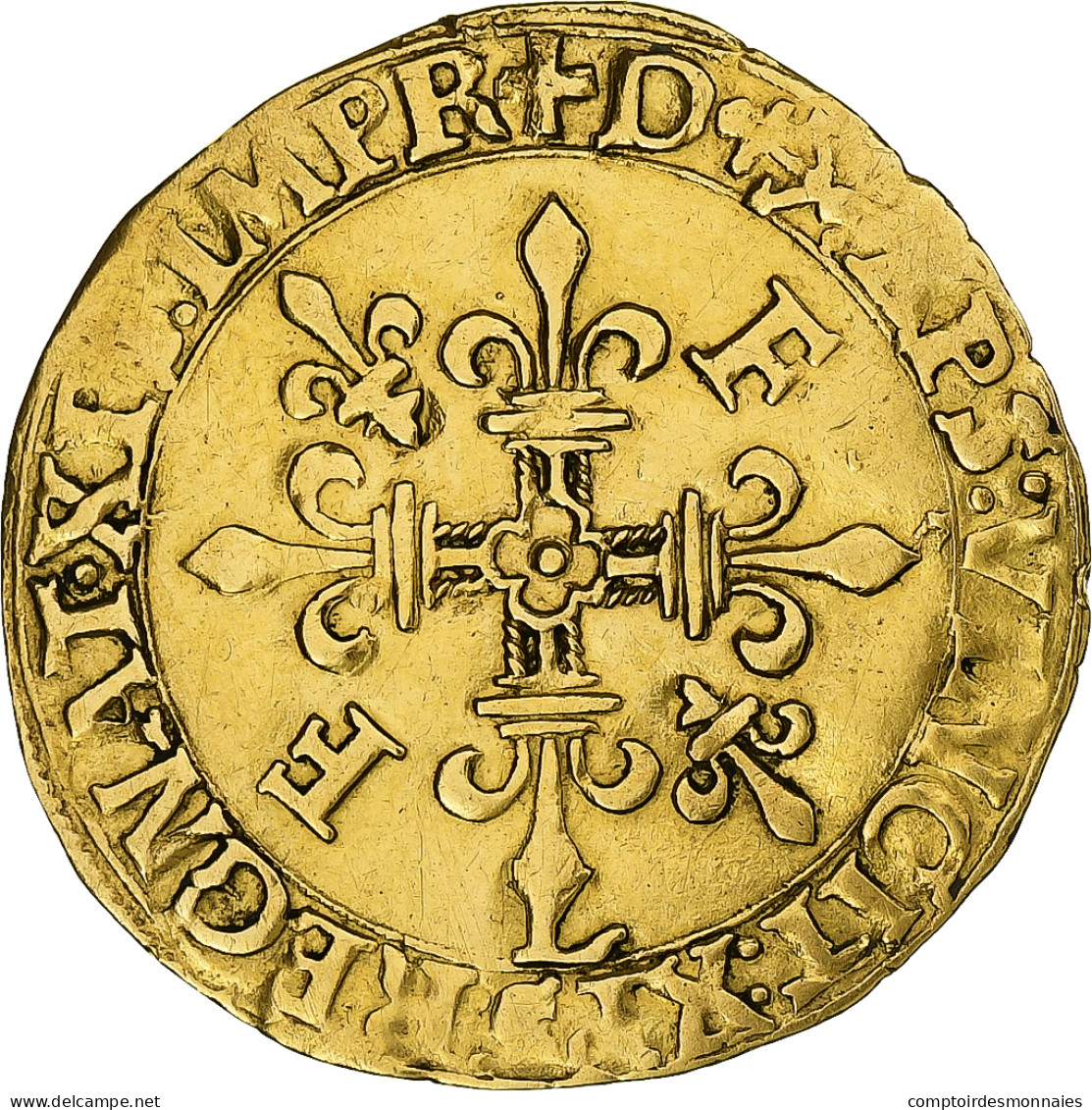 France, François Ier, Écu D'or Au Soleil, 1540-1547, Bayonne, Or, TTB - 1515-1547 François 1er