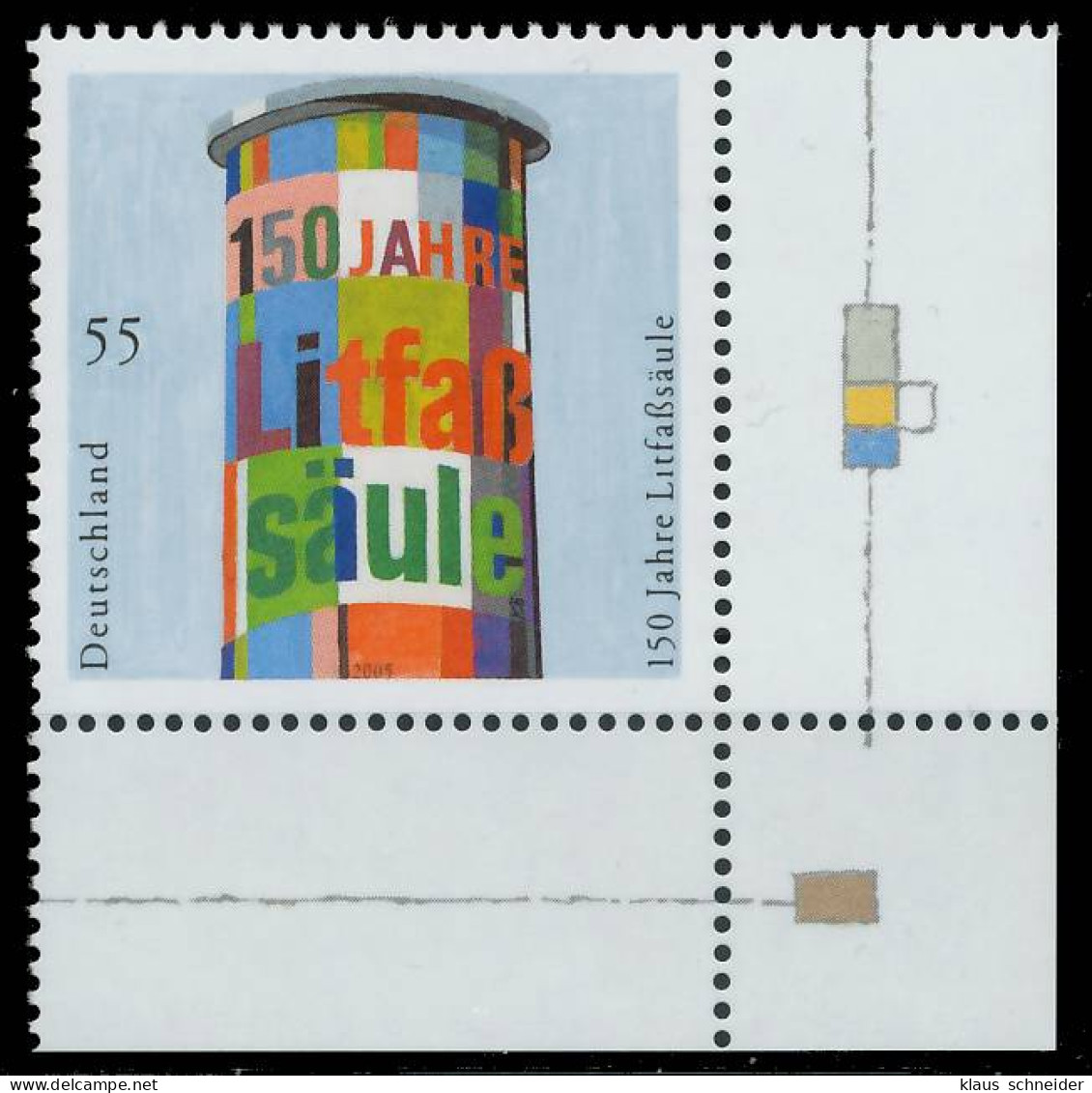 BRD BUND 2005 Nr 2444 Postfrisch ECKE-URE X397F82 - Unused Stamps
