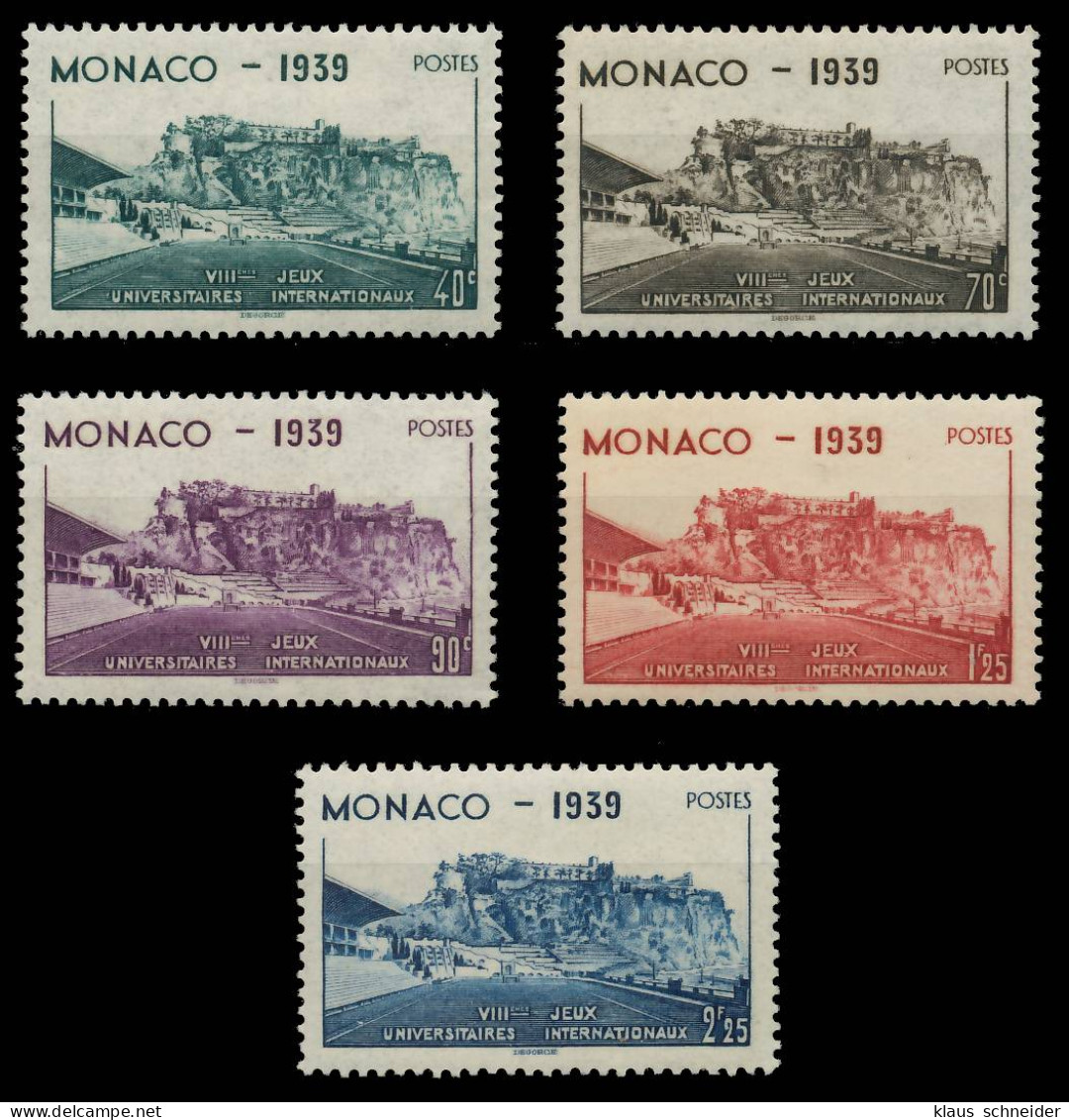 MONACO 1939 Nr 200-204 Postfrisch X3AD50A - Neufs