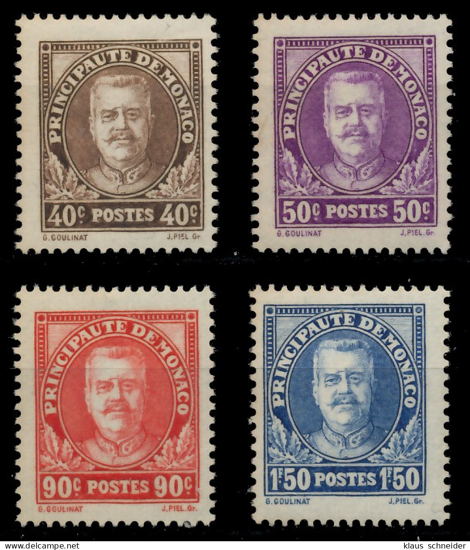 MONACO 1933 Nr 116-119 Ungebraucht X3AD64A - Other & Unclassified