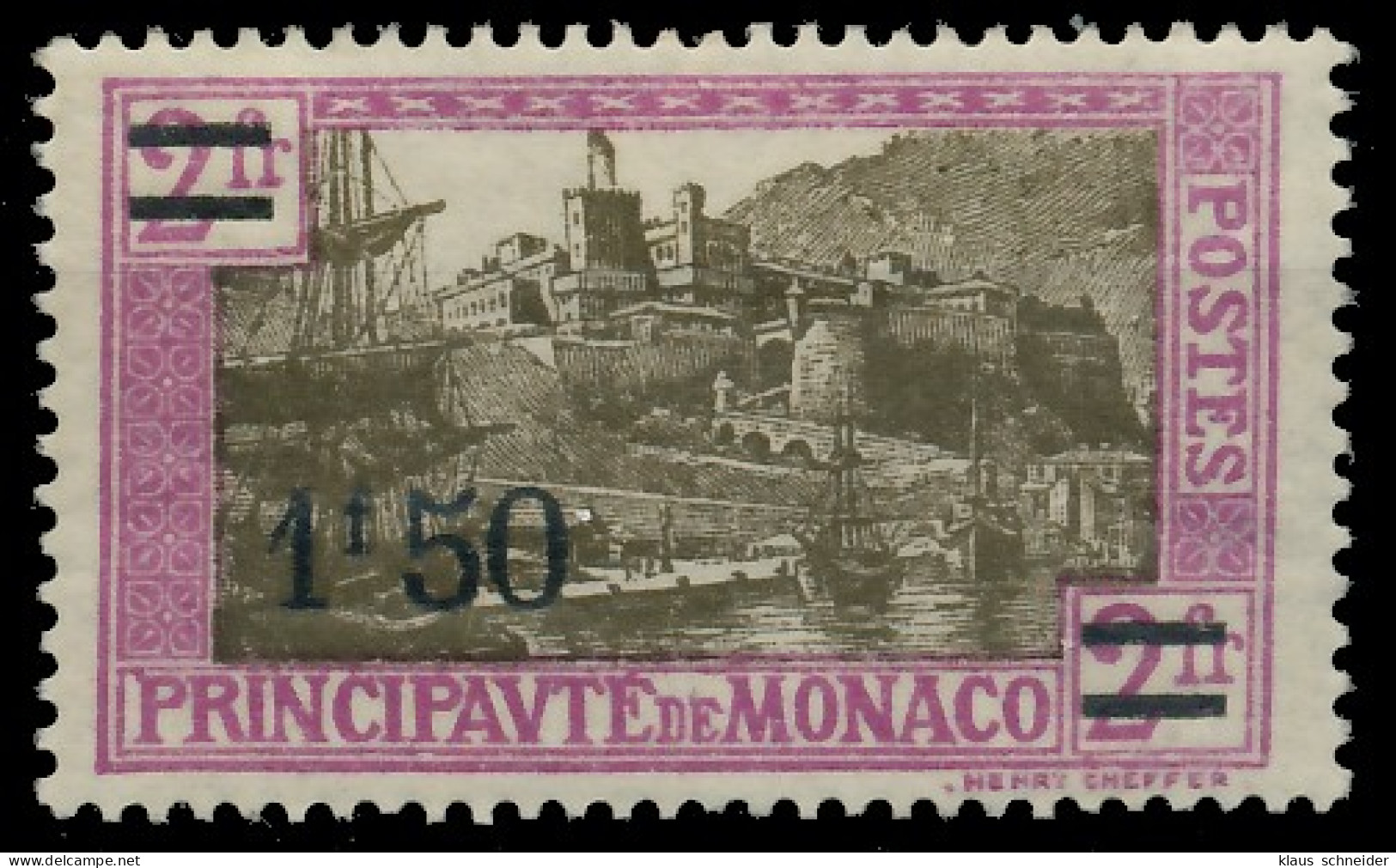 MONACO 1928 Nr 114 Ungebraucht X3AD686 - Autres & Non Classés